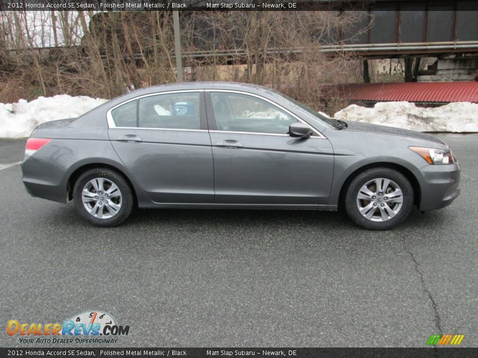 2012 Honda Accord SE Sedan Polished Metal Metallic / Black Photo #5