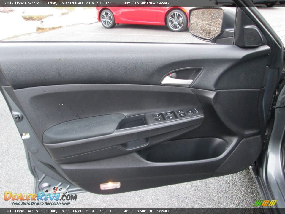 2012 Honda Accord SE Sedan Polished Metal Metallic / Black Photo #13