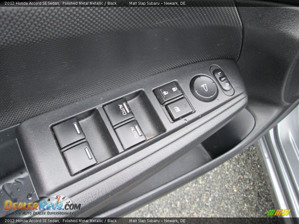2012 Honda Accord SE Sedan Polished Metal Metallic / Black Photo #14