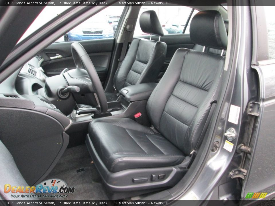 2012 Honda Accord SE Sedan Polished Metal Metallic / Black Photo #15