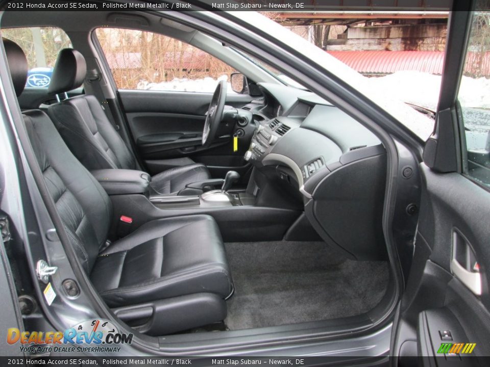 2012 Honda Accord SE Sedan Polished Metal Metallic / Black Photo #17