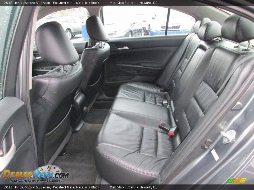 2012 Honda Accord SE Sedan Polished Metal Metallic / Black Photo #20
