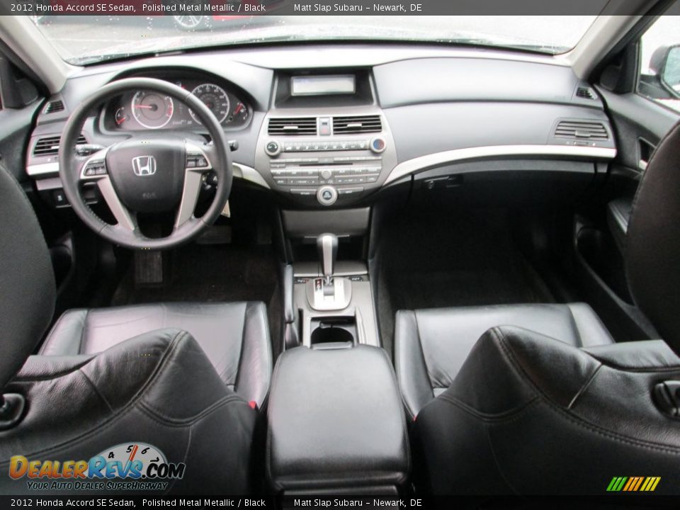 2012 Honda Accord SE Sedan Polished Metal Metallic / Black Photo #23