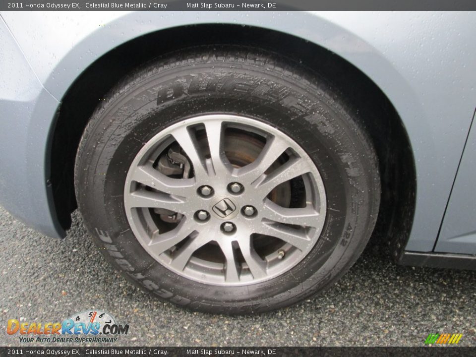 2011 Honda Odyssey EX Celestial Blue Metallic / Gray Photo #21
