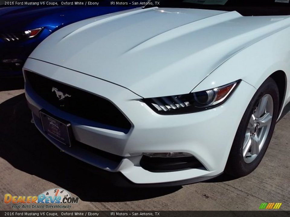 2016 Ford Mustang V6 Coupe Oxford White / Ebony Photo #6