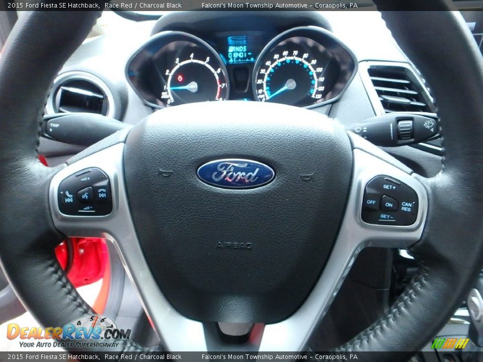 2015 Ford Fiesta SE Hatchback Race Red / Charcoal Black Photo #21