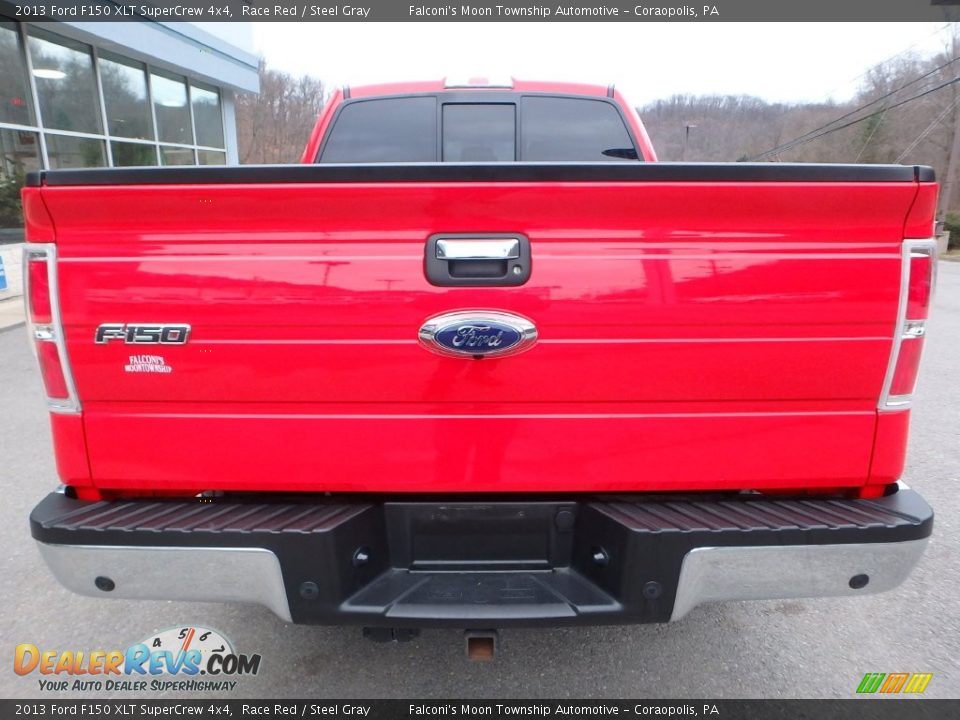 2013 Ford F150 XLT SuperCrew 4x4 Race Red / Steel Gray Photo #6