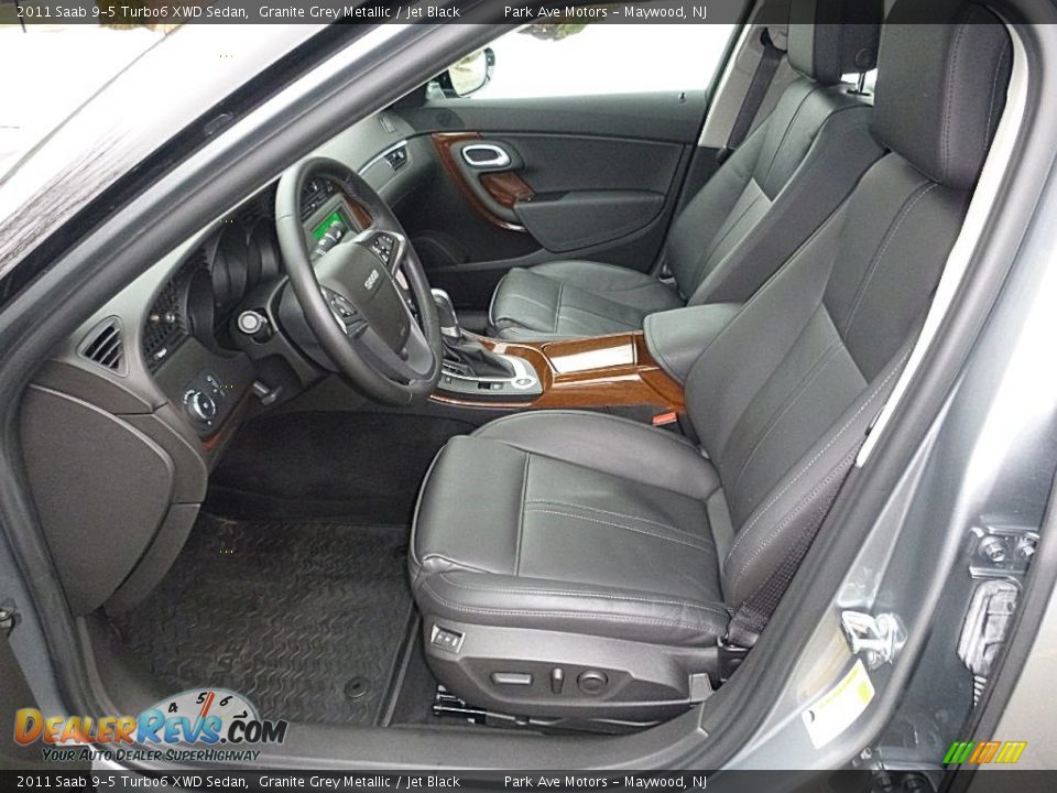 2011 Saab 9-5 Turbo6 XWD Sedan Granite Grey Metallic / Jet Black Photo #12