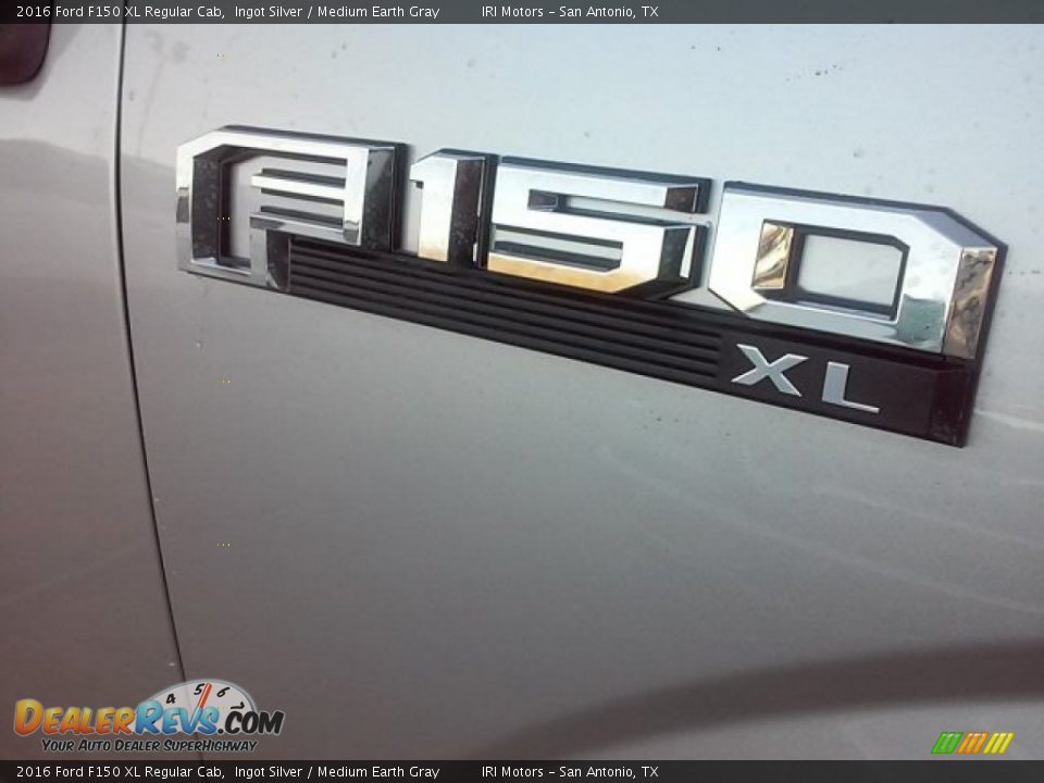 2016 Ford F150 XL Regular Cab Ingot Silver / Medium Earth Gray Photo #3