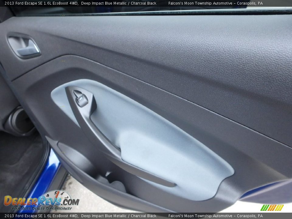 2013 Ford Escape SE 1.6L EcoBoost 4WD Deep Impact Blue Metallic / Charcoal Black Photo #15
