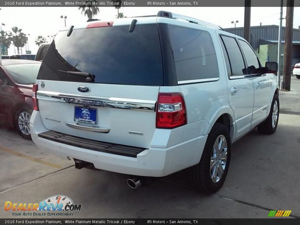 2016 Ford Expedition Platinum White Platinum Metallic Tricoat / Ebony Photo #12