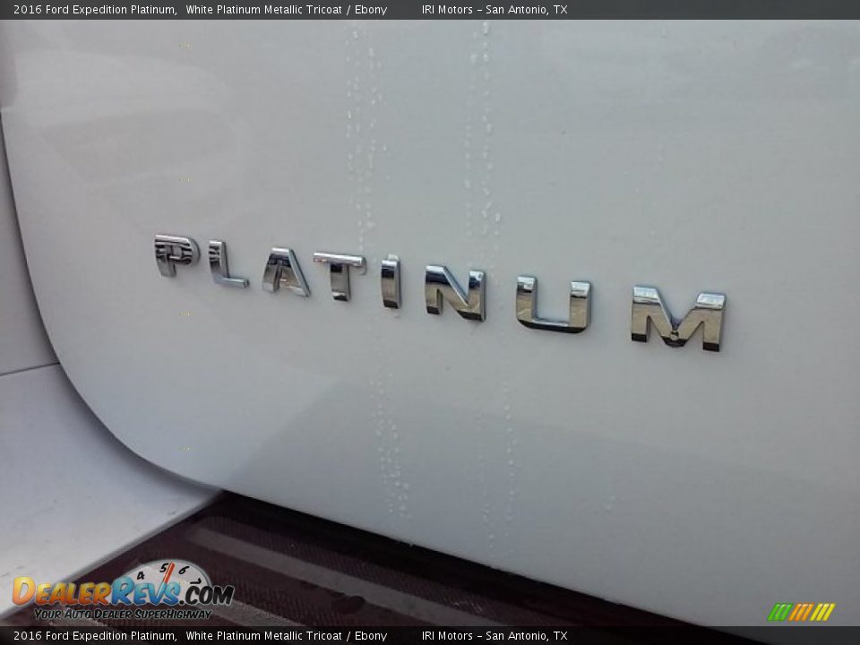 2016 Ford Expedition Platinum White Platinum Metallic Tricoat / Ebony Photo #14