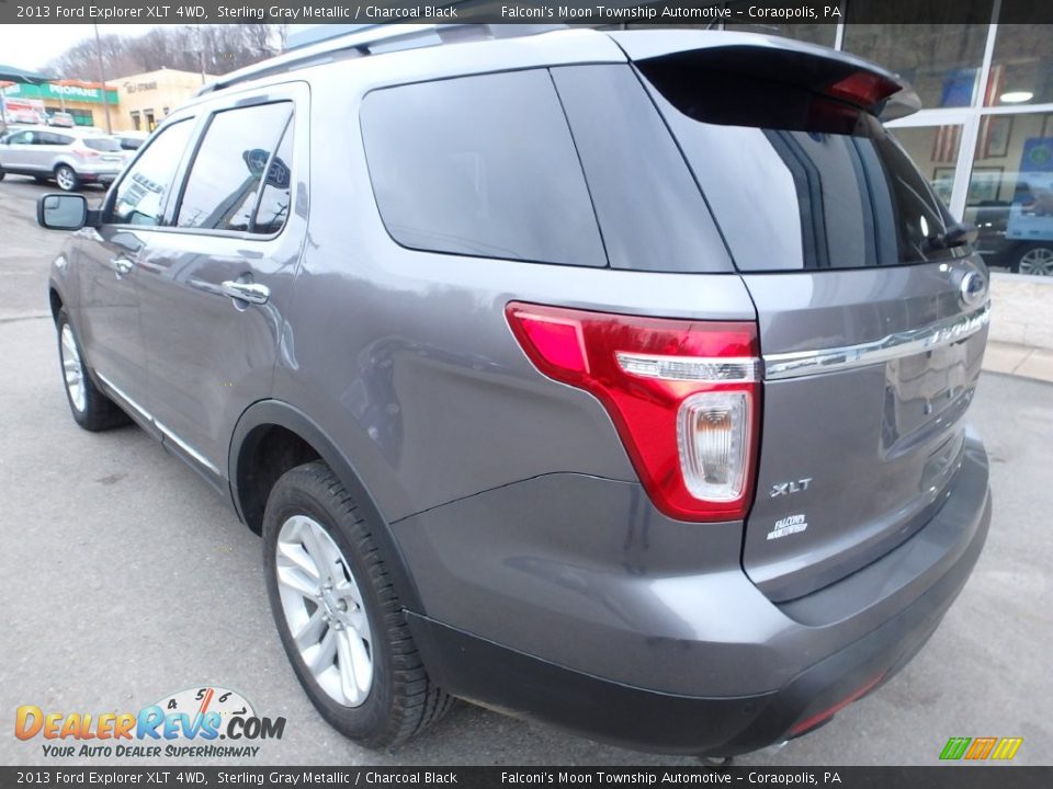2013 Ford Explorer XLT 4WD Sterling Gray Metallic / Charcoal Black Photo #8
