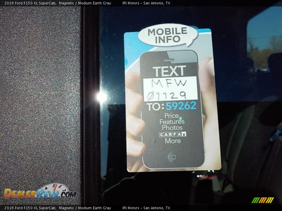 2016 Ford F150 XL SuperCab Magnetic / Medium Earth Gray Photo #2
