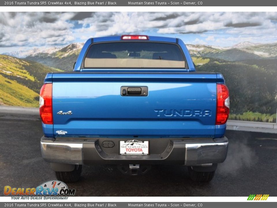 2016 Toyota Tundra SR5 CrewMax 4x4 Blazing Blue Pearl / Black Photo #4