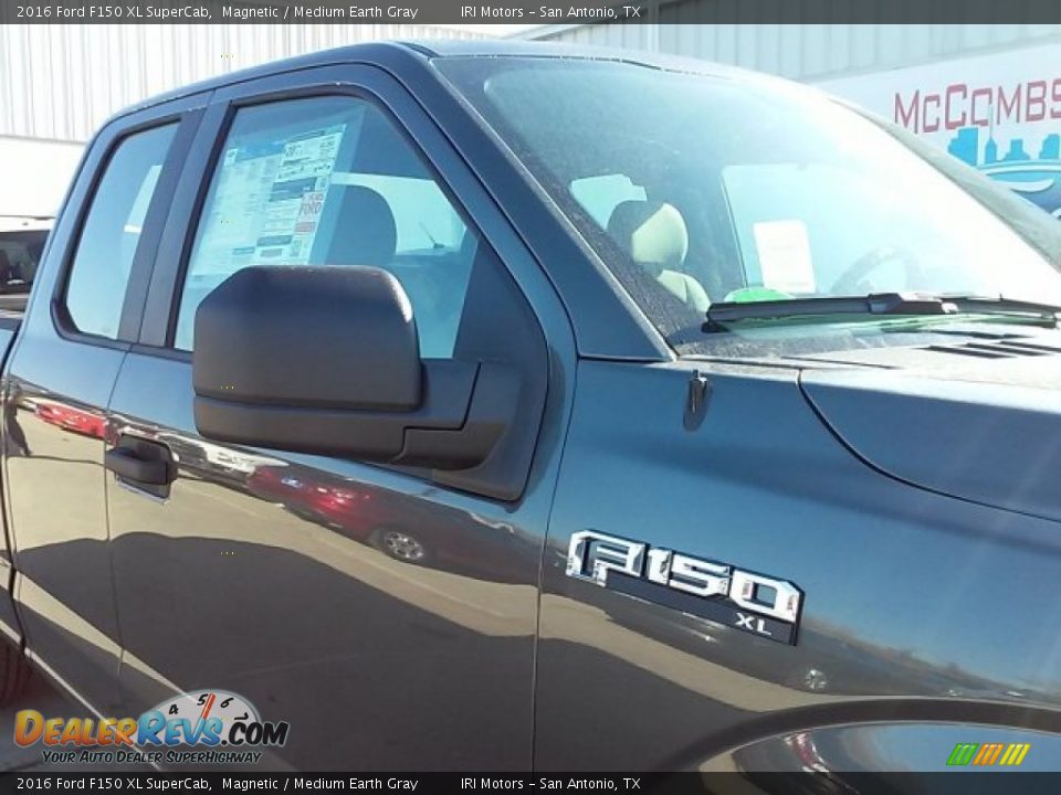 2016 Ford F150 XL SuperCab Magnetic / Medium Earth Gray Photo #6