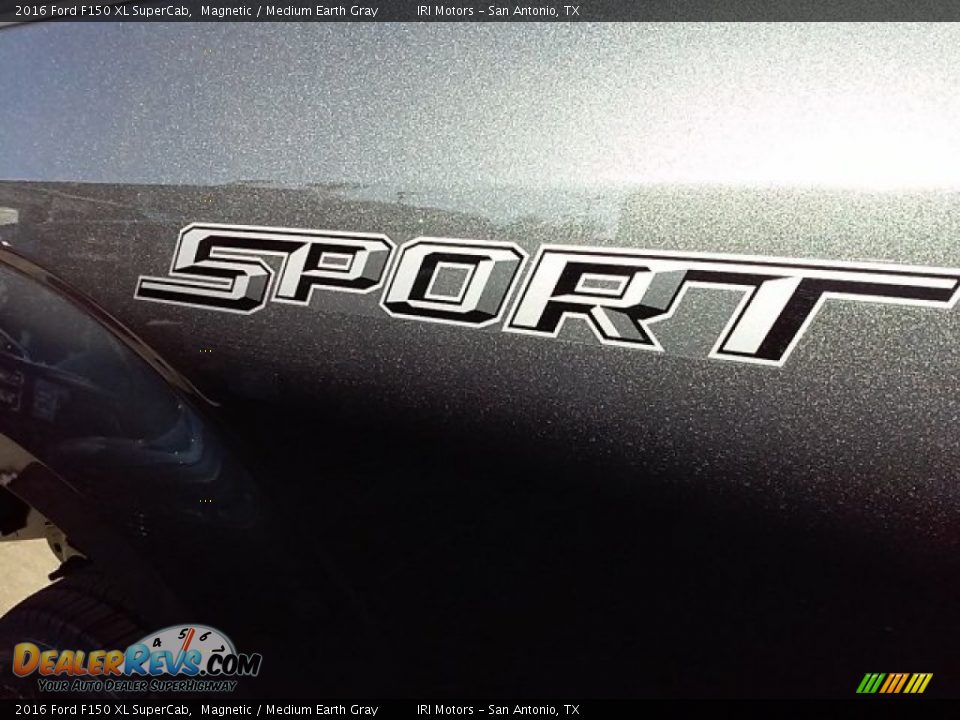 2016 Ford F150 XL SuperCab Magnetic / Medium Earth Gray Photo #10