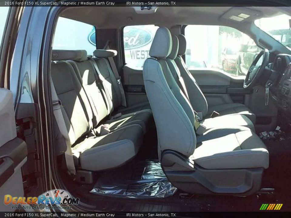 2016 Ford F150 XL SuperCab Magnetic / Medium Earth Gray Photo #13