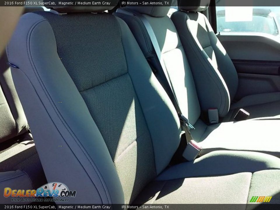 2016 Ford F150 XL SuperCab Magnetic / Medium Earth Gray Photo #15
