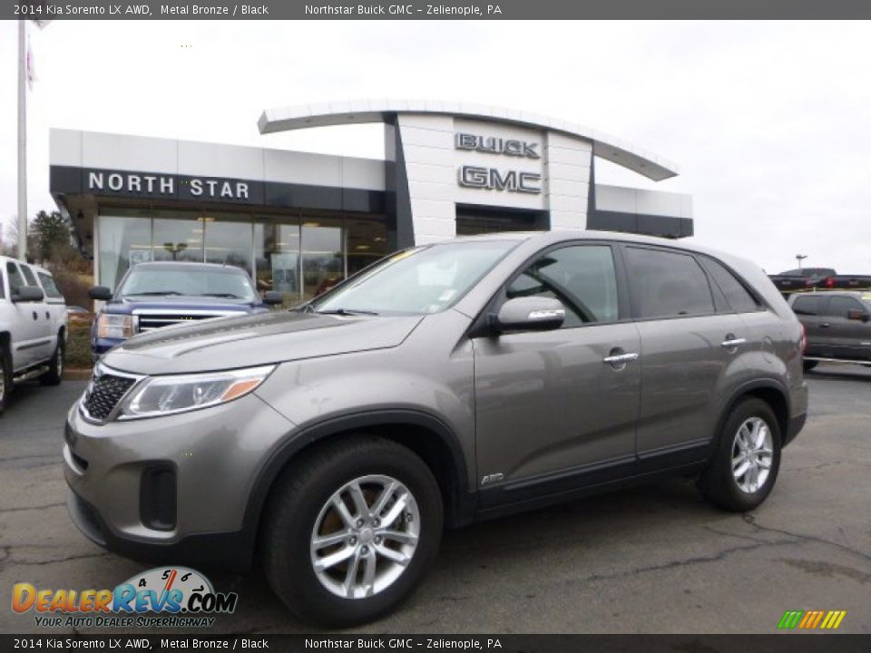 2014 Kia Sorento LX AWD Metal Bronze / Black Photo #1