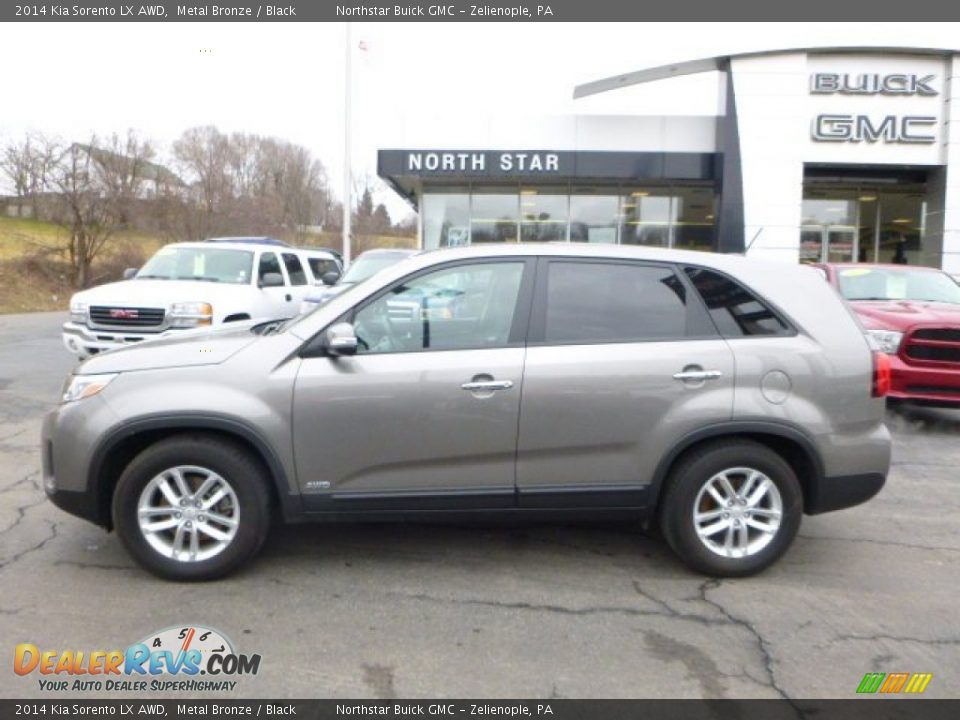 2014 Kia Sorento LX AWD Metal Bronze / Black Photo #3