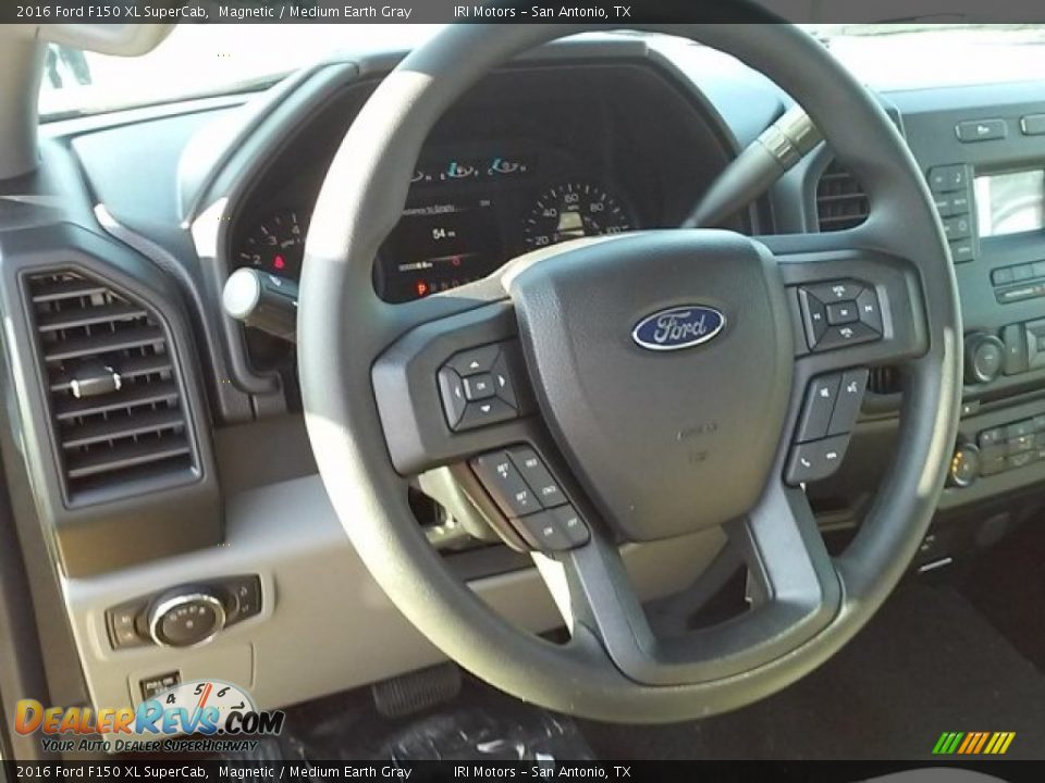 2016 Ford F150 XL SuperCab Magnetic / Medium Earth Gray Photo #19