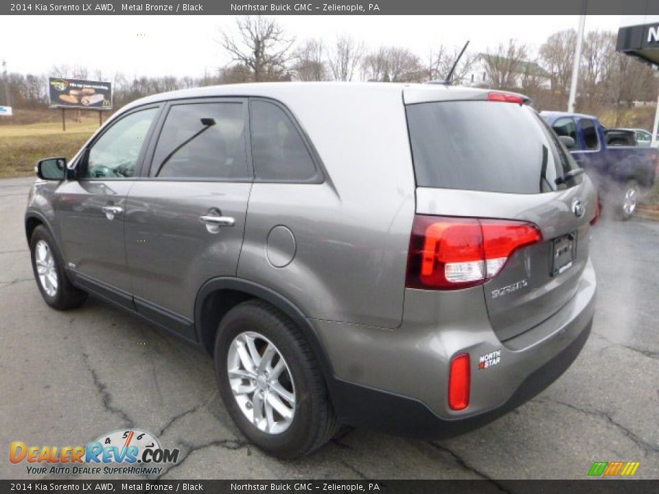2014 Kia Sorento LX AWD Metal Bronze / Black Photo #6