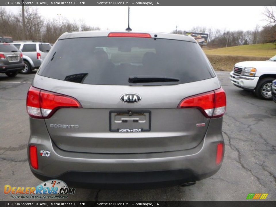 2014 Kia Sorento LX AWD Metal Bronze / Black Photo #7