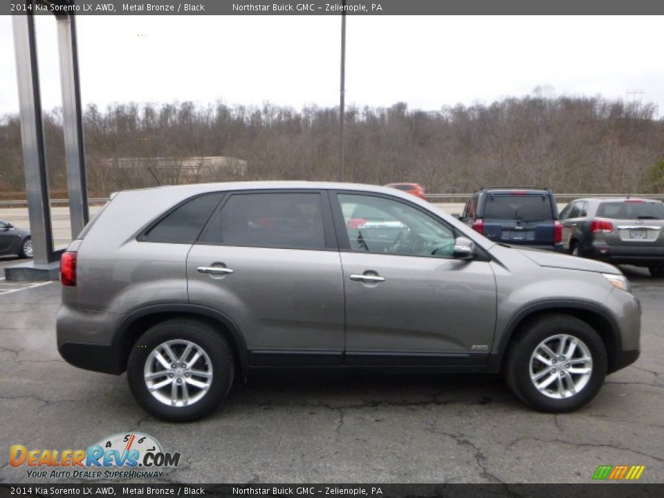 2014 Kia Sorento LX AWD Metal Bronze / Black Photo #10