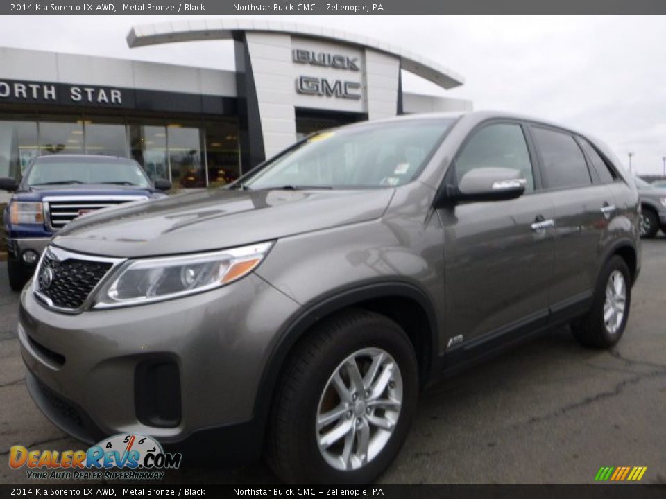 2014 Kia Sorento LX AWD Metal Bronze / Black Photo #17