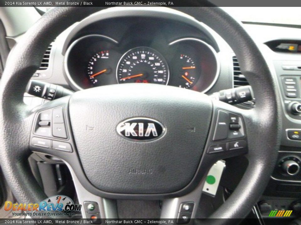 2014 Kia Sorento LX AWD Metal Bronze / Black Photo #22