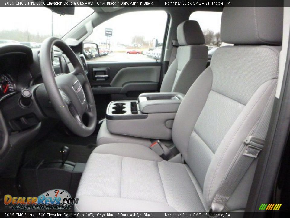 Front Seat of 2016 GMC Sierra 1500 Elevation Double Cab 4WD Photo #14