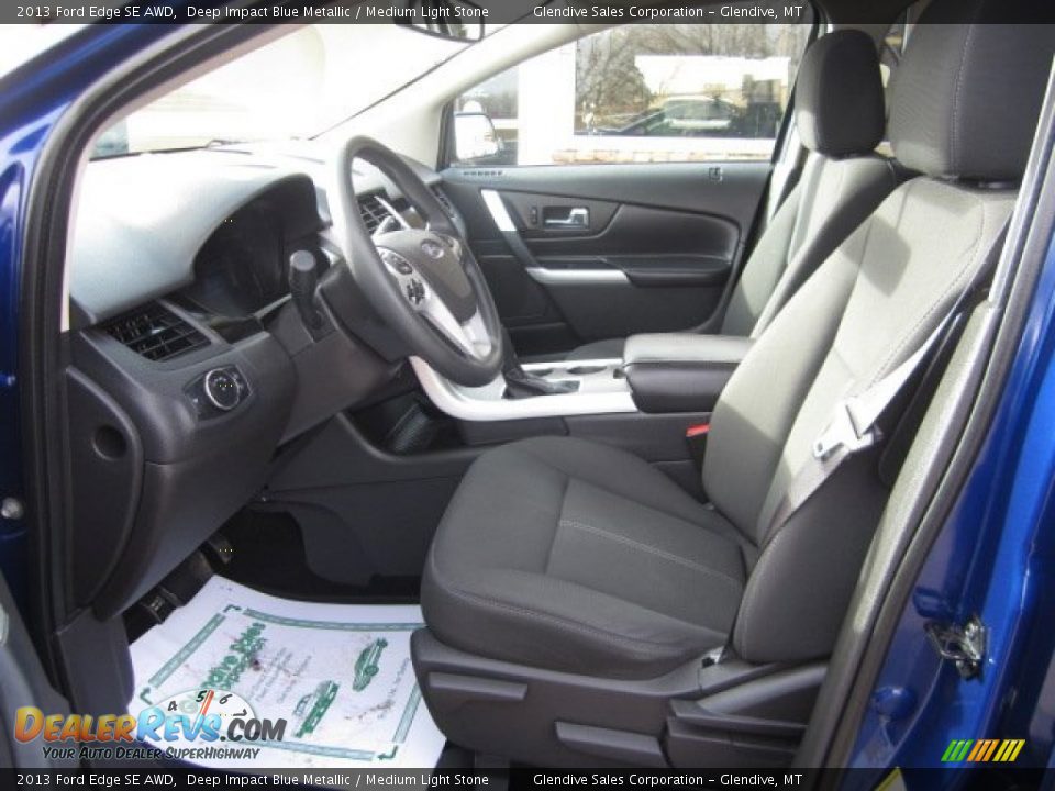 2013 Ford Edge SE AWD Deep Impact Blue Metallic / Medium Light Stone Photo #11