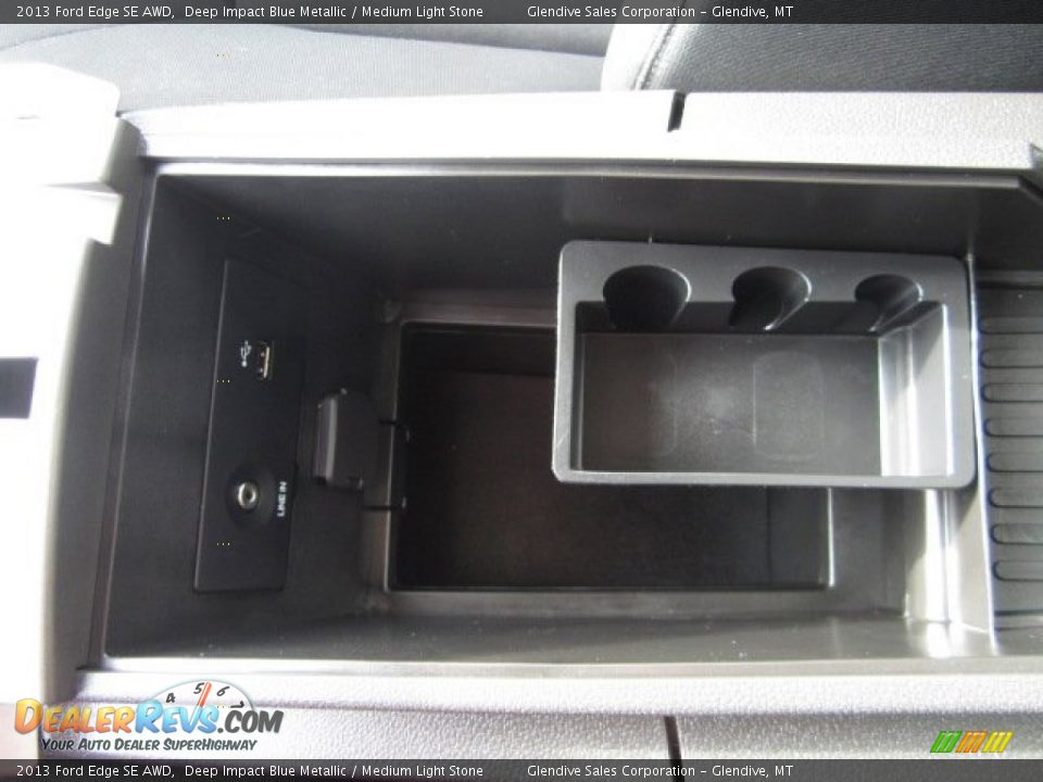 2013 Ford Edge SE AWD Deep Impact Blue Metallic / Medium Light Stone Photo #12