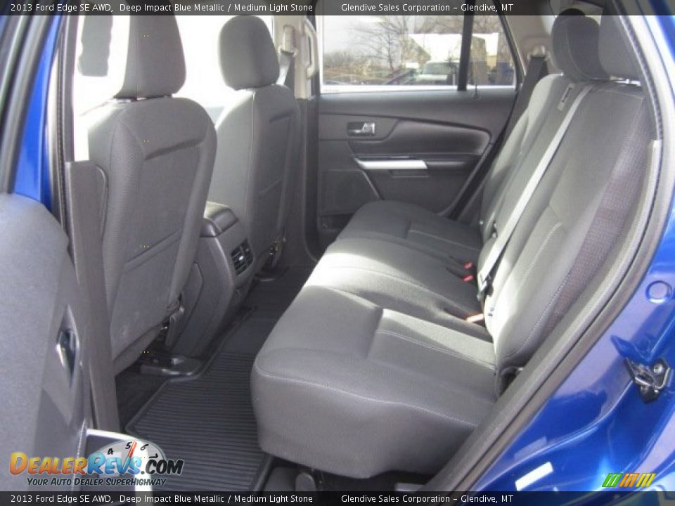 2013 Ford Edge SE AWD Deep Impact Blue Metallic / Medium Light Stone Photo #13