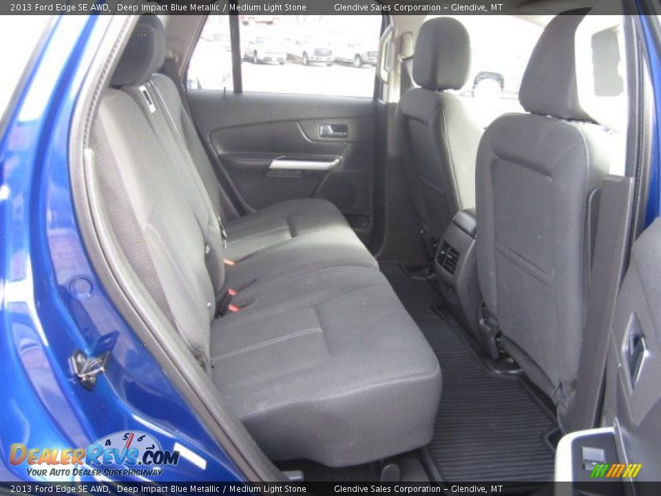 2013 Ford Edge SE AWD Deep Impact Blue Metallic / Medium Light Stone Photo #18
