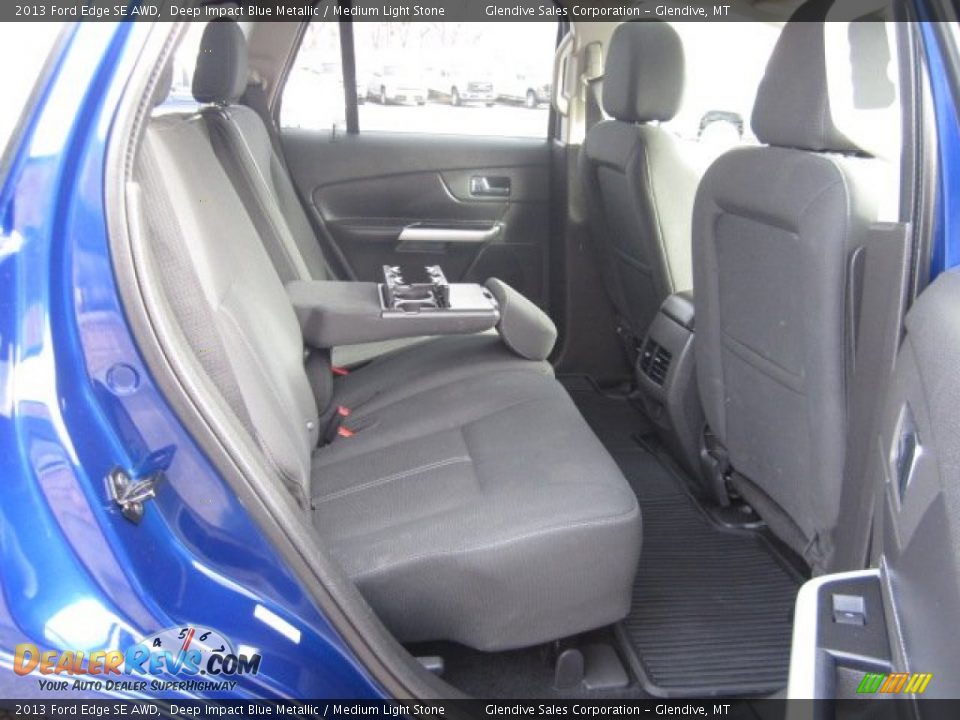 2013 Ford Edge SE AWD Deep Impact Blue Metallic / Medium Light Stone Photo #19
