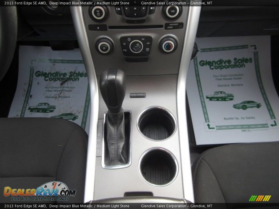 2013 Ford Edge SE AWD Deep Impact Blue Metallic / Medium Light Stone Photo #24