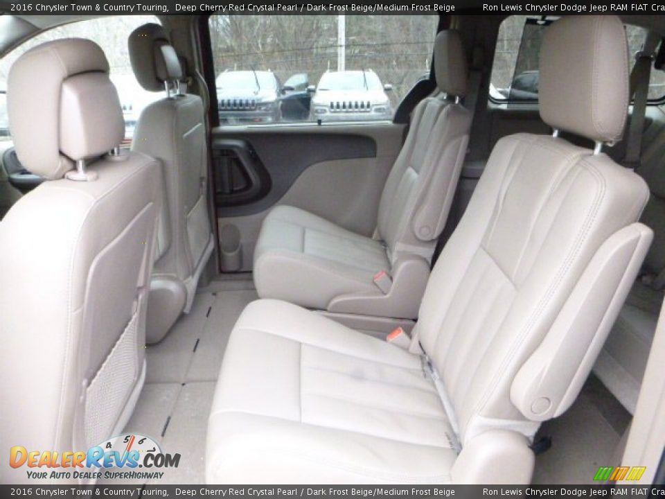 2016 Chrysler Town & Country Touring Deep Cherry Red Crystal Pearl / Dark Frost Beige/Medium Frost Beige Photo #5