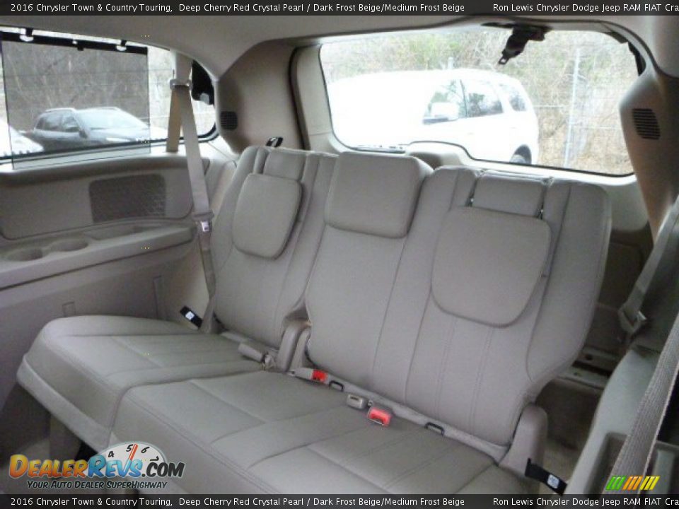 2016 Chrysler Town & Country Touring Deep Cherry Red Crystal Pearl / Dark Frost Beige/Medium Frost Beige Photo #6