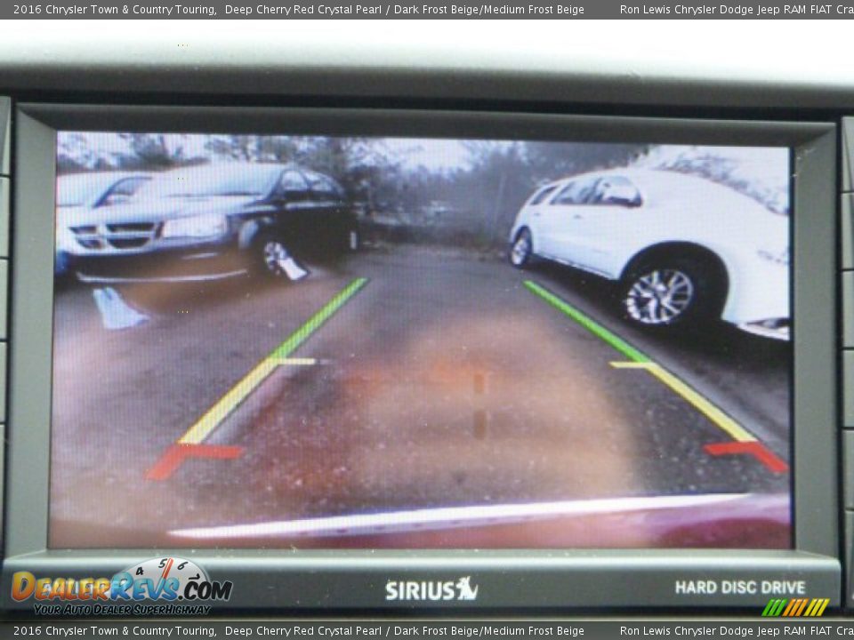 2016 Chrysler Town & Country Touring Deep Cherry Red Crystal Pearl / Dark Frost Beige/Medium Frost Beige Photo #22
