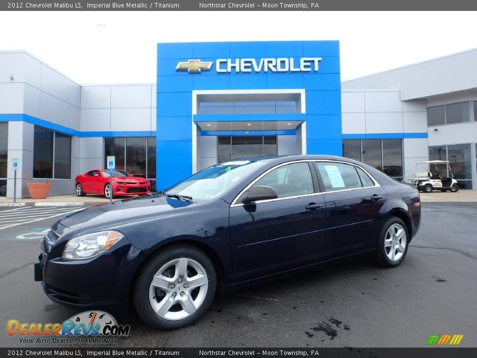 2012 Chevrolet Malibu LS Imperial Blue Metallic / Titanium Photo #1