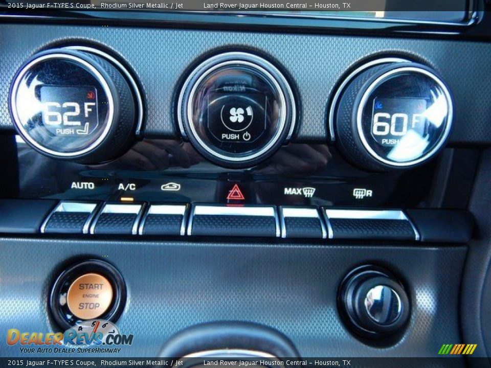Controls of 2015 Jaguar F-TYPE S Coupe Photo #33