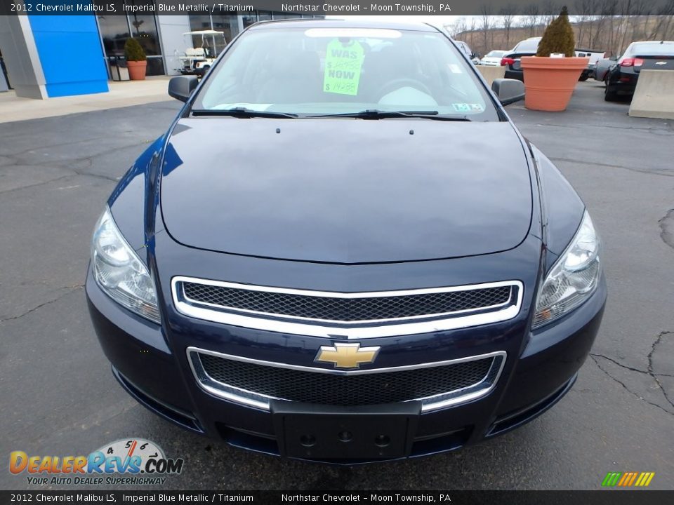 2012 Chevrolet Malibu LS Imperial Blue Metallic / Titanium Photo #12