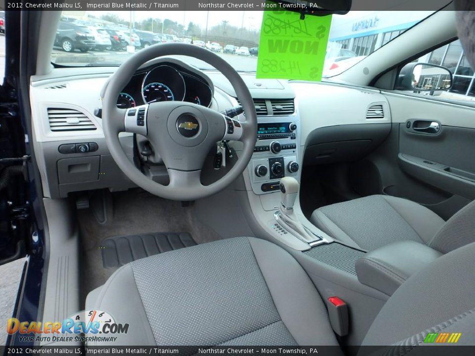 2012 Chevrolet Malibu LS Imperial Blue Metallic / Titanium Photo #22