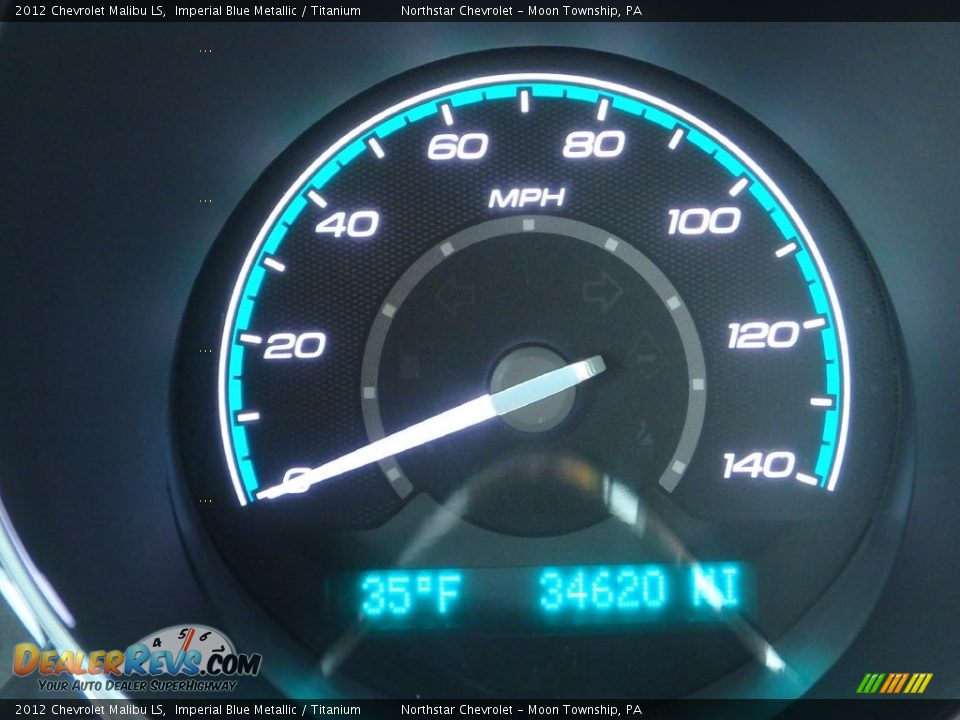 2012 Chevrolet Malibu LS Imperial Blue Metallic / Titanium Photo #30