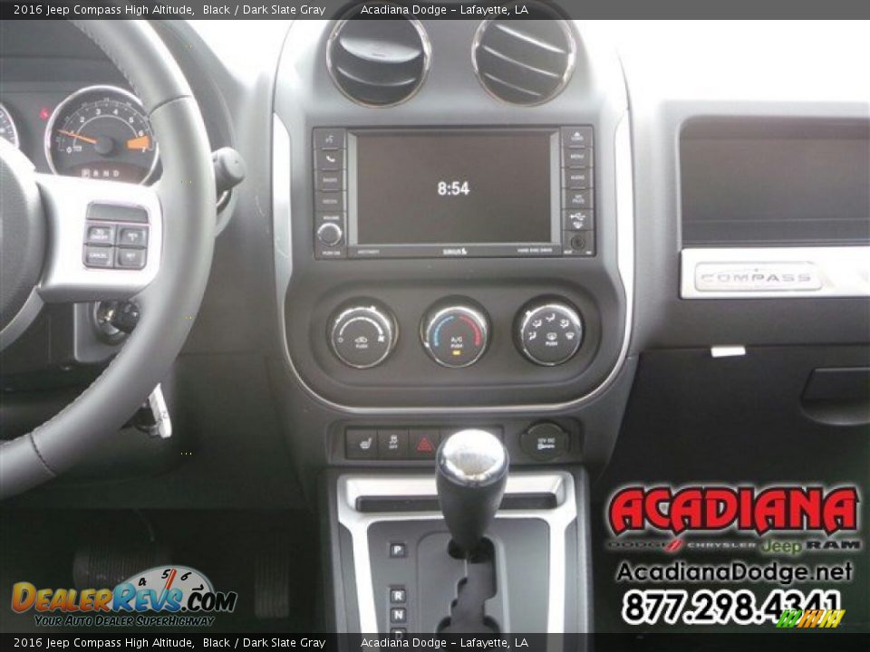 2016 Jeep Compass High Altitude Black / Dark Slate Gray Photo #7