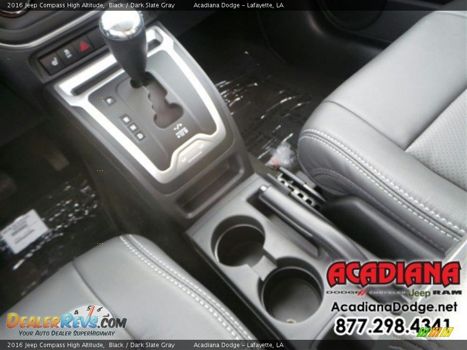 2016 Jeep Compass High Altitude Black / Dark Slate Gray Photo #8