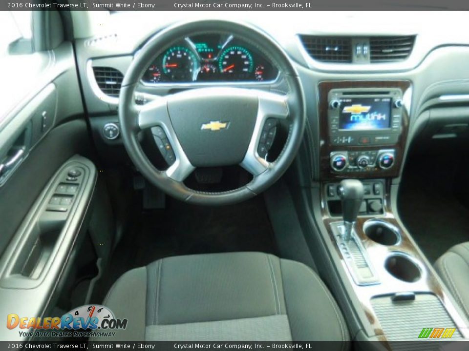 2016 Chevrolet Traverse LT Summit White / Ebony Photo #7