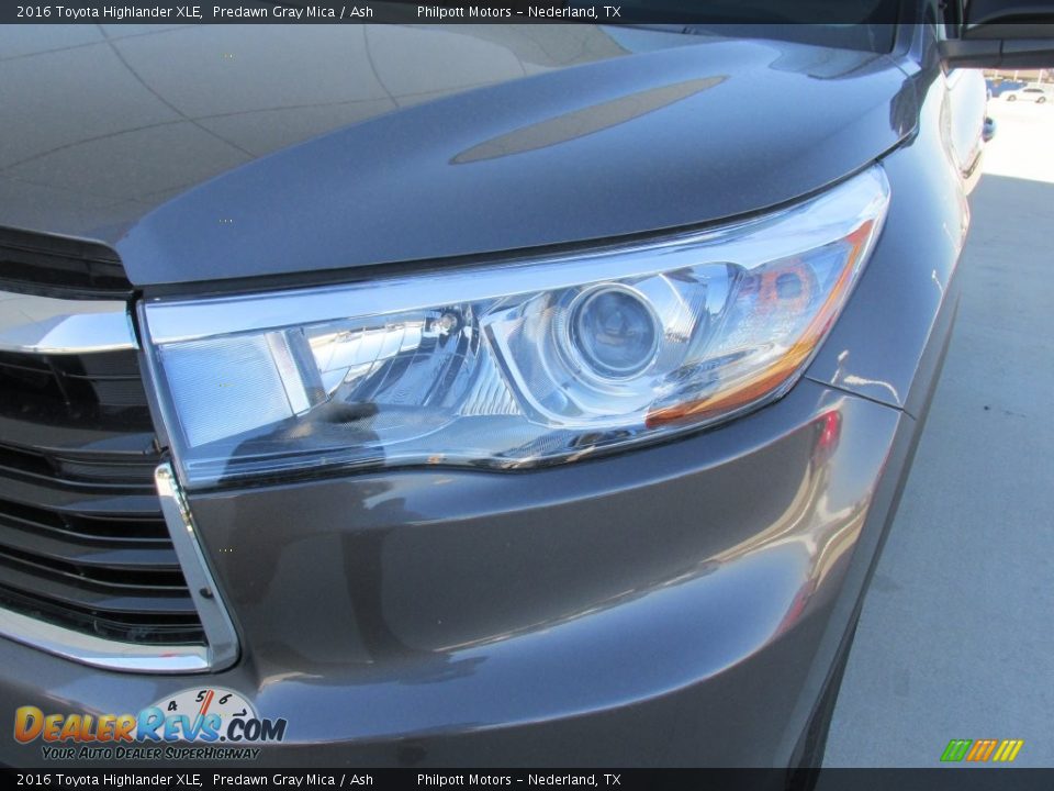 2016 Toyota Highlander XLE Predawn Gray Mica / Ash Photo #9